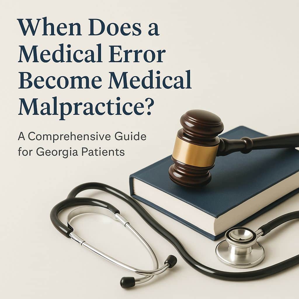 When Medical Error Becomes Medical Malpractice